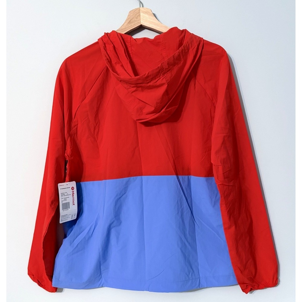 Marmot Campana Anorak Lightweight Jacket Red Blue Women's Size L - Picture 7 of 9